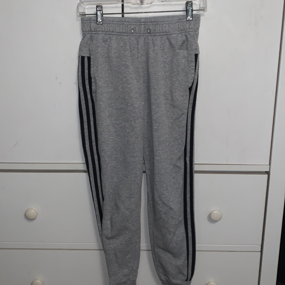 gray adidas sweatpants